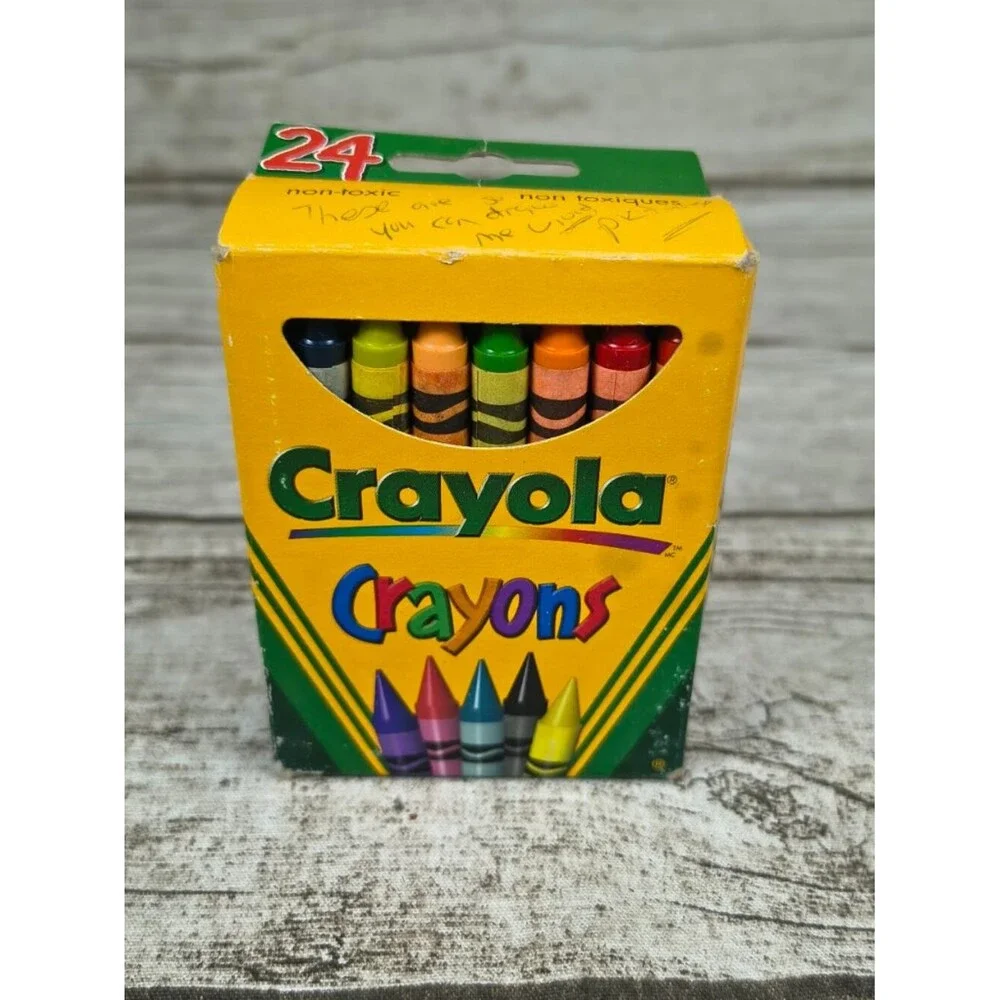 Vintage 2000 Crayola Crayons 24 Pack (Only 23 Included) - Dandelion and Others